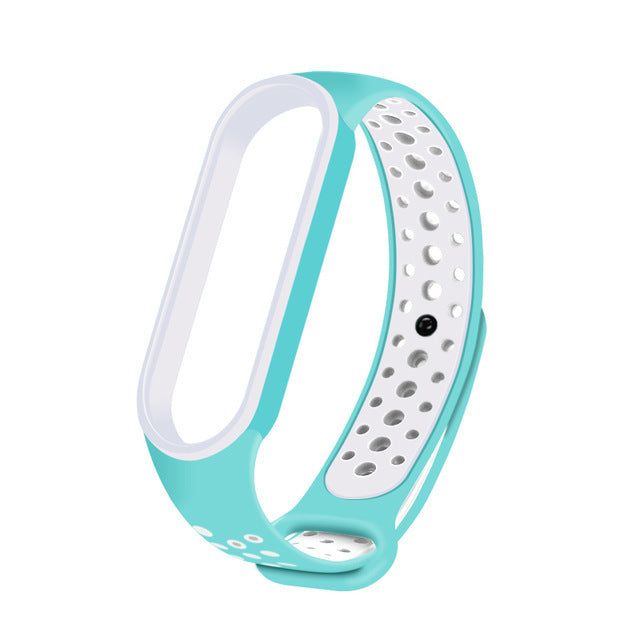 Strap For Xiaomi Mi Band 4 3 5 6 watch band Creative graffiti style Silicone bracelet replacement For XiaoMi band 4 5 Wristband