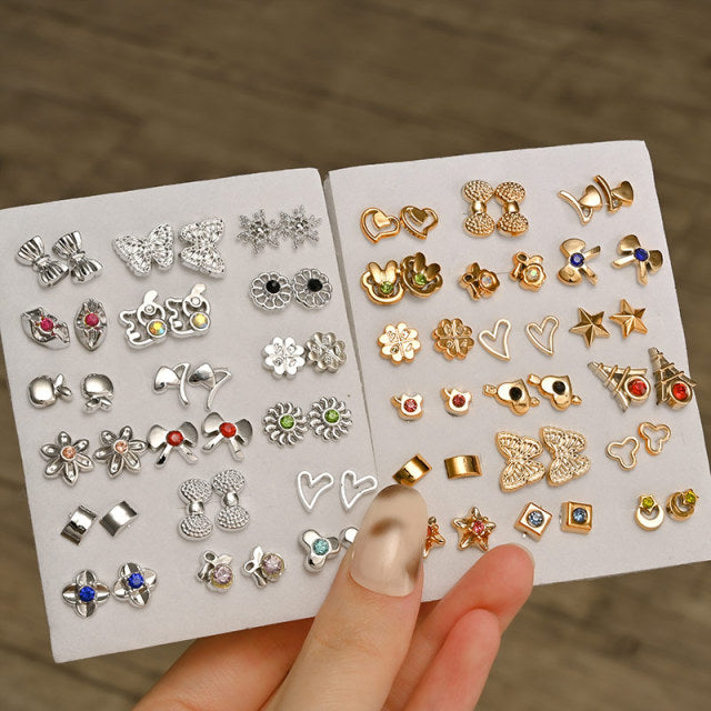 Fashion Geometric Hoop Earrings Set for Women Statement Vintage Punk Gold Metal Circle Hoop Earrings Brincos 2021 Trend Jewelry