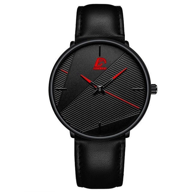 reloj hombre Watches Mens 2022 Minimalist Men&#39;s Fashion Ultra-thin Watch Simple Men Business Quartz Wristwatch relogio masculino