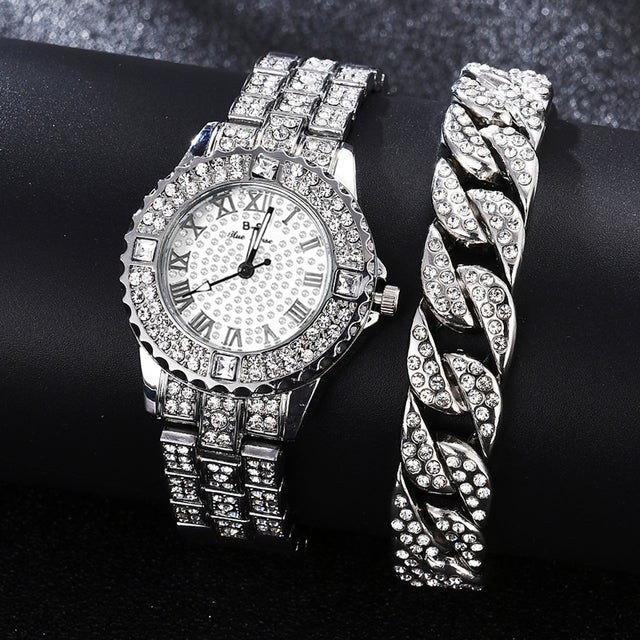 Diamond Women Watches Gold Watch Ladies Wrist Watches Luxury Brand Rhinestone Women&#39;s Bracelet Watches Female Relogio Feminino
