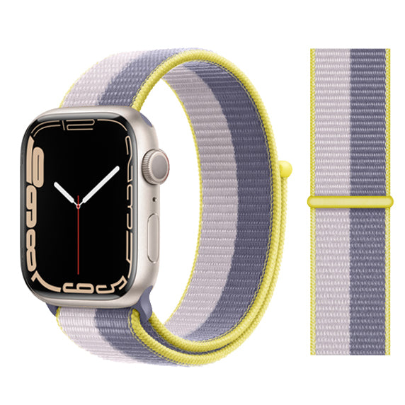 Nylon Loop Strap for apple watch band 44mm 40mm 45mm 41mm 38mm 42mm 44 mm bracelet correa Watchband iWatch serie 3 5 6 se 7 band