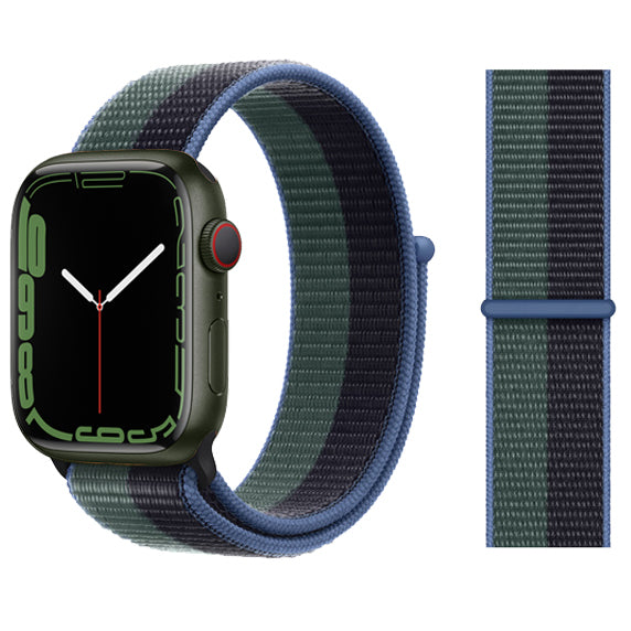 Nylon Loop Strap for apple watch band 44mm 40mm 45mm 41mm 38mm 42mm 44 mm bracelet correa Watchband iWatch serie 3 5 6 se 7 band