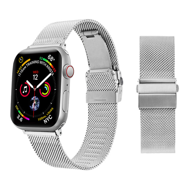 Metal Band For Apple Watch 7 45mm 41mm band new stainless steel bracelet wristband For iWatch 6 5 4 3 2 SE 44mm 40mm 42mm correa