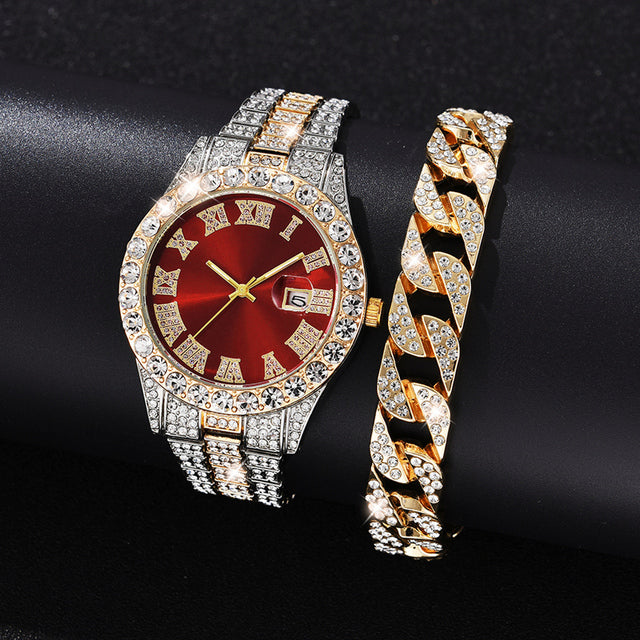 Diamond Women Watches Gold Watch Ladies Wrist Watches Luxury Brand Rhinestone Women&#39;s Bracelet Watches Female Relogio Feminino