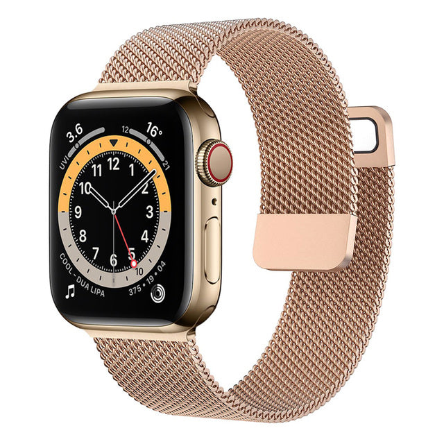 Strap For Apple watch Band 44mm 40mm 45mm 41mm 42mm 38mm Accessories Magnetic Loop smart watch bracelet iWatch series 7 4 5 6 SE