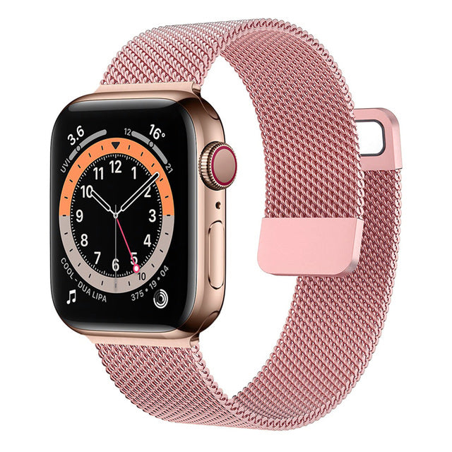 Strap For Apple watch Band 44mm 40mm 45mm 41mm 42mm 38mm Accessories Magnetic Loop smart watch bracelet iWatch series 7 4 5 6 SE