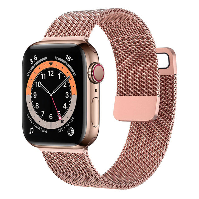 Strap For Apple watch Band 44mm 40mm 45mm 41mm 42mm 38mm Accessories Magnetic Loop smart watch bracelet iWatch series 7 4 5 6 SE