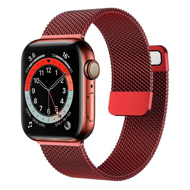 Strap For Apple watch Band 44mm 40mm 45mm 41mm 42mm 38mm Accessories Magnetic Loop smart watch bracelet iWatch series 7 4 5 6 SE